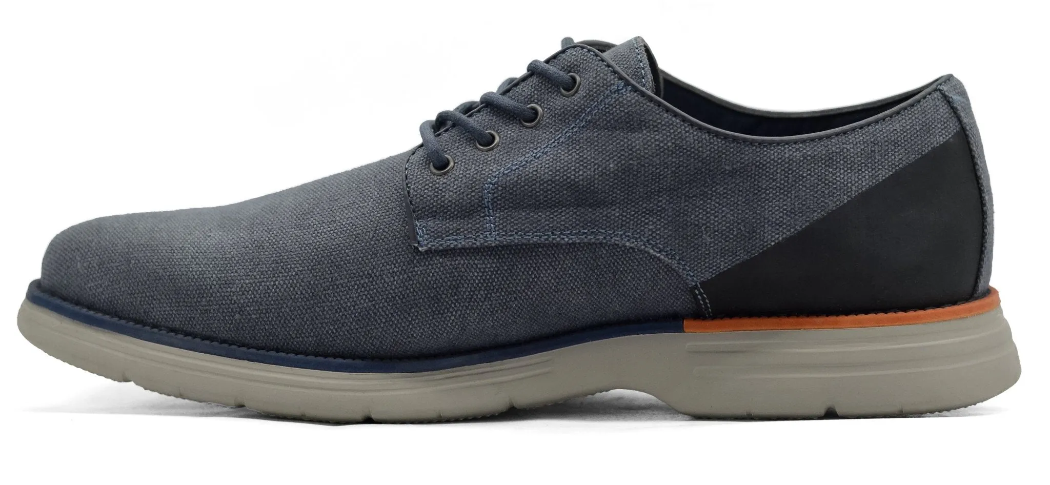 GBX Hammon Mens Canvas Lace Up Plain Toe Oxfords Shoes