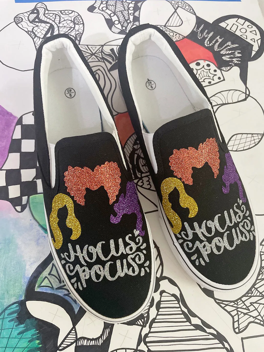 Halloween shoes / Halloween sneakers ,