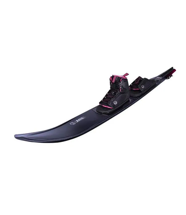 HO Womens Carbon Omni Slalom Ski with Stance 110 Boot & RTP (2023)