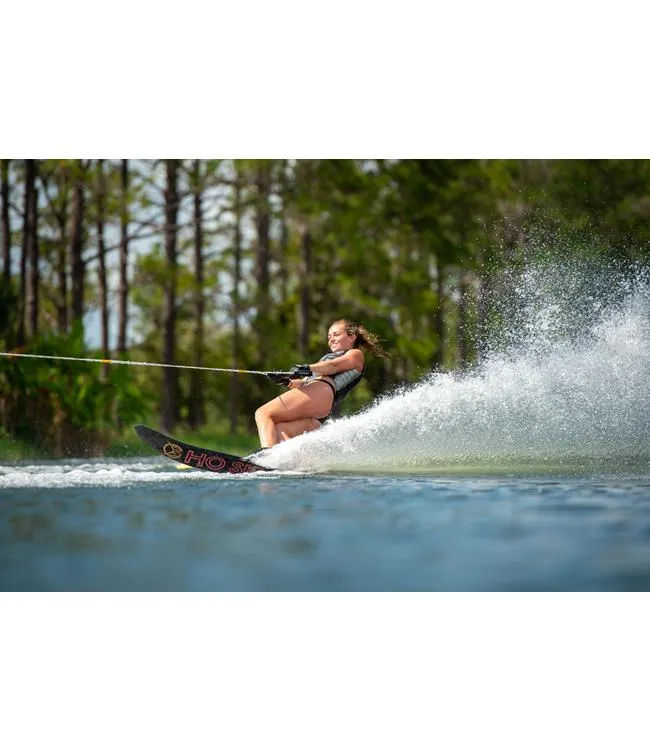 HO Womens Carbon Omni Slalom Ski with Stance 110 Boot & RTP (2023)