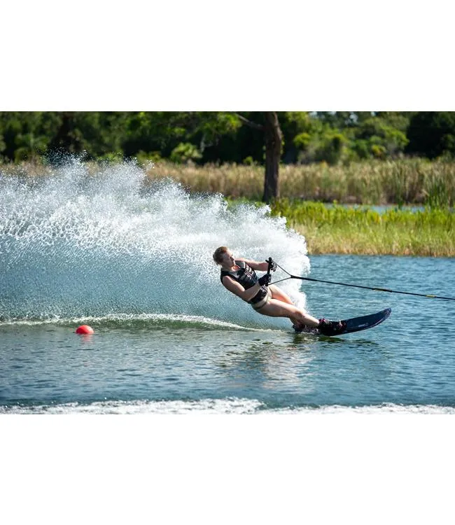 HO Womens Carbon Omni Slalom Ski with Stance Boot & RTP (2022)