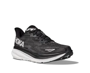 Hoka Womens Trainer Clifton 9 Black/White