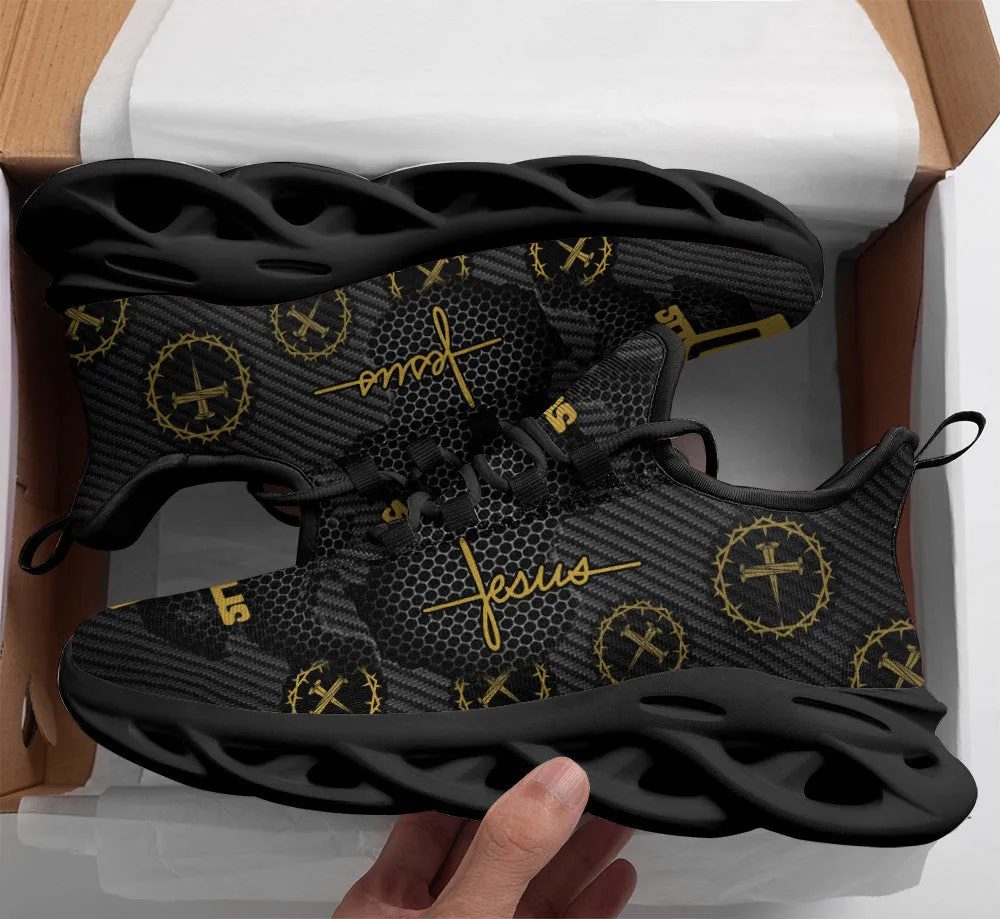 Jesus Running Sneakers 3 Max Soul Shoes - Christian Shoes For Men And Women