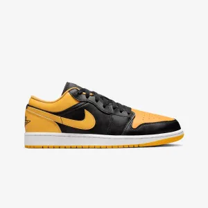 Jordan | AIR JORDAN 1 LOW  { BLACK/YELLOW OCHRE-WHITE
