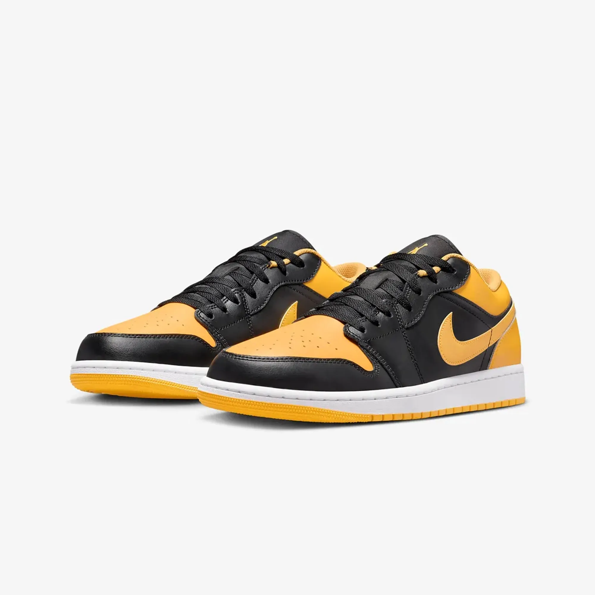 Jordan | AIR JORDAN 1 LOW  { BLACK/YELLOW OCHRE-WHITE