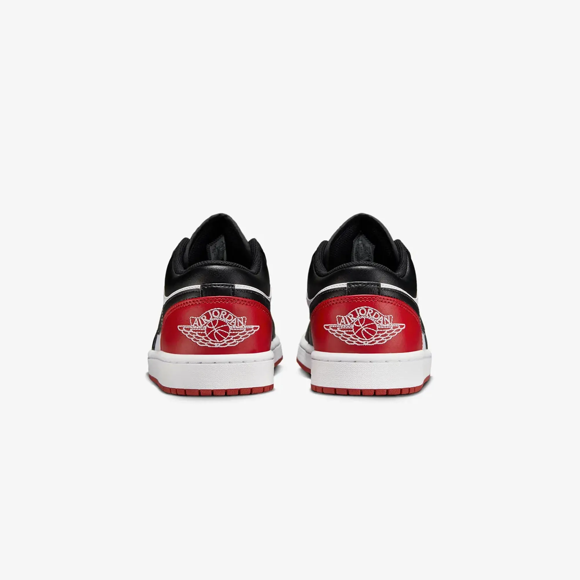 Jordan | AIR JORDAN 1 LOW  { WHITE/BLACK-VARSITY RED-WHITE