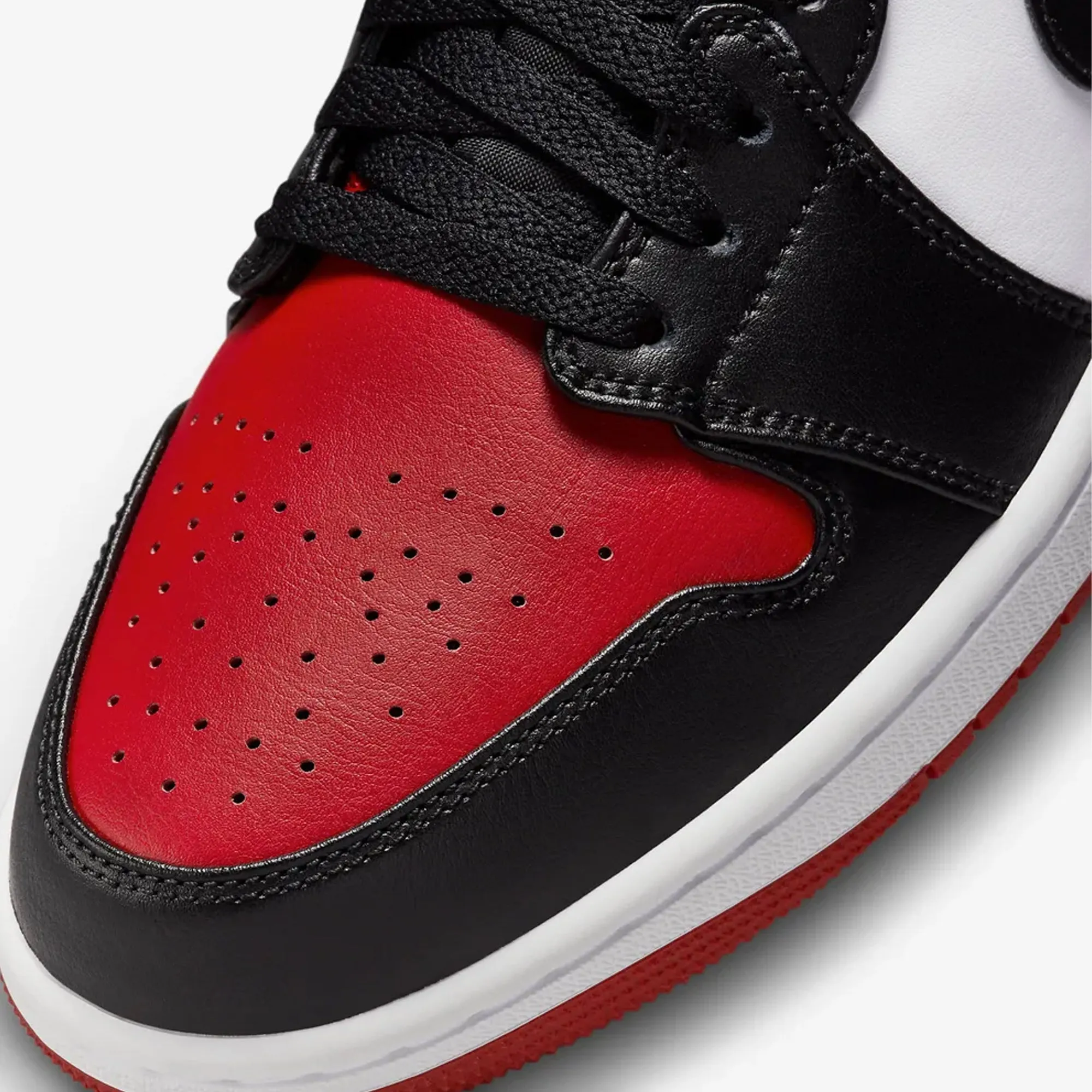 Jordan | AIR JORDAN 1 LOW  { WHITE/BLACK-VARSITY RED-WHITE