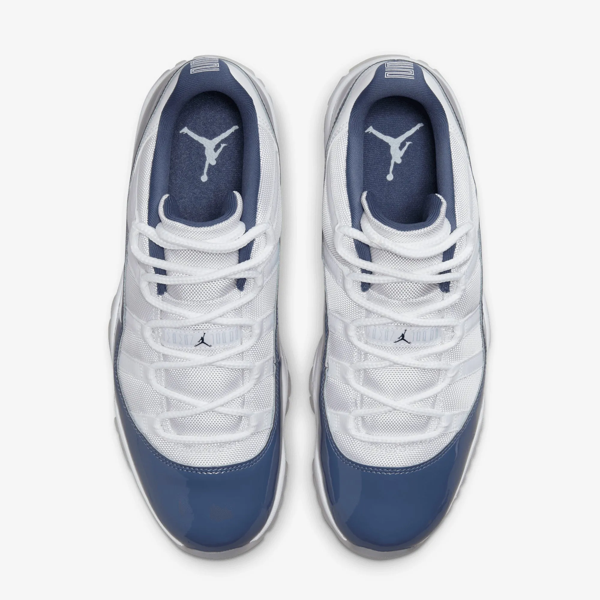 JORDAN | AIR JORDAN 11 RETRO LOW { WHITE/MIDNIGHT NAVY-DIFFUSED BLUE