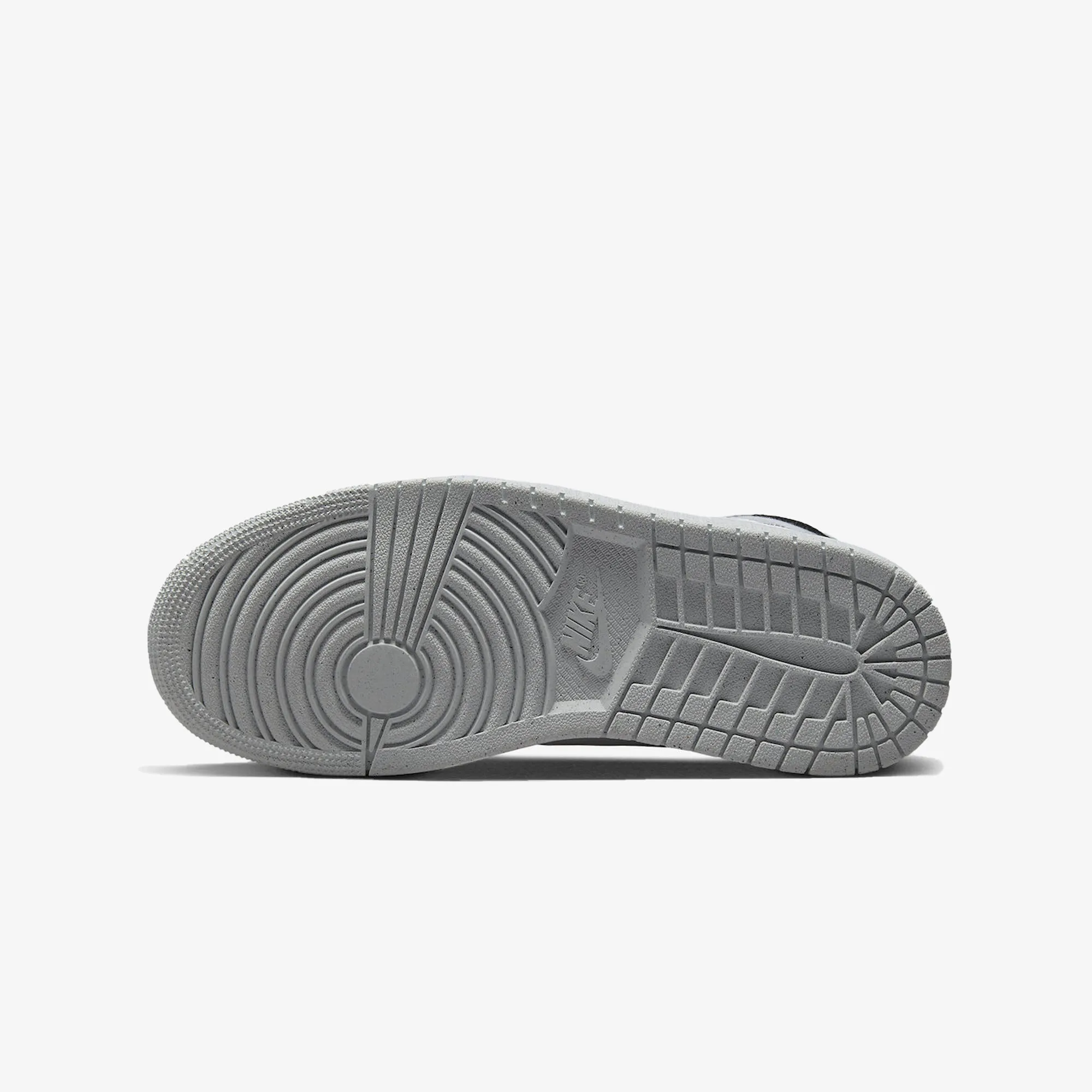 Jordan | WMN'S AIR JORDAN 1 MID SE  { SAIL/BLACK-LT STEEL GREY