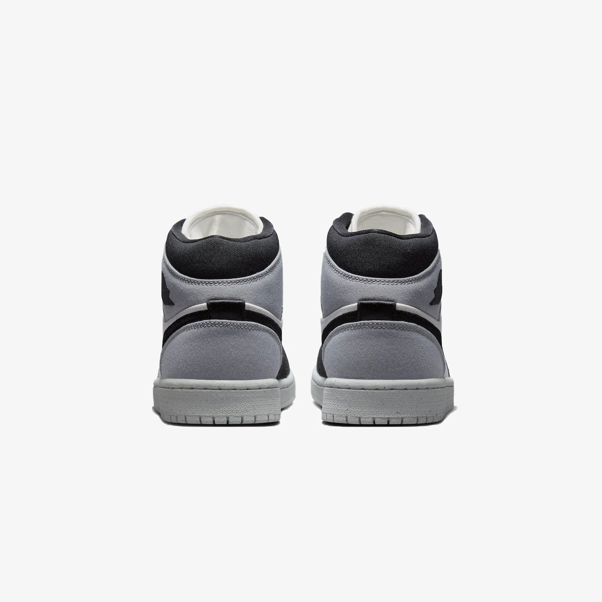 Jordan | WMN'S AIR JORDAN 1 MID SE  { SAIL/BLACK-LT STEEL GREY