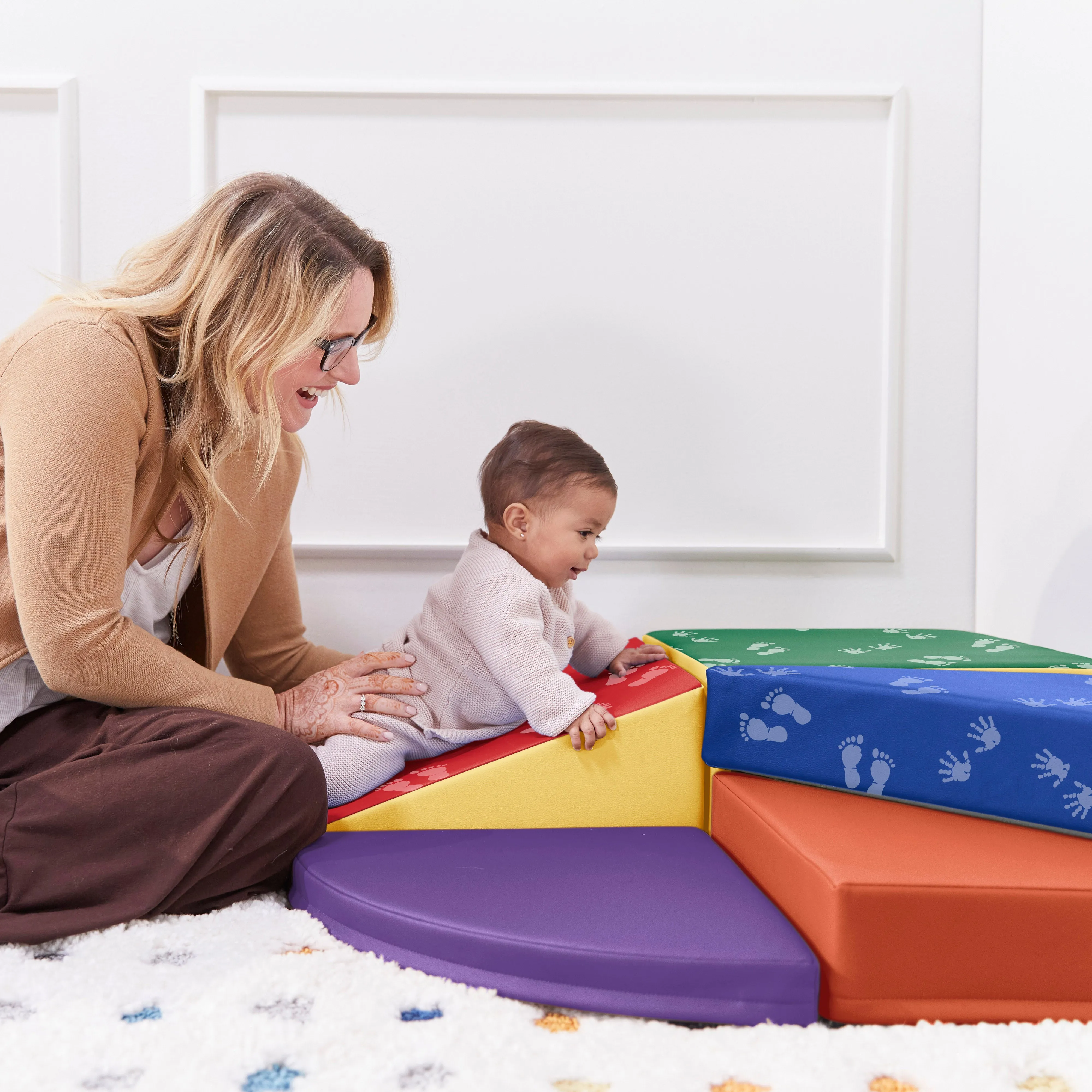 Junior Tiny Twisting Corner Climber, Beginner Playset, 5-Piece