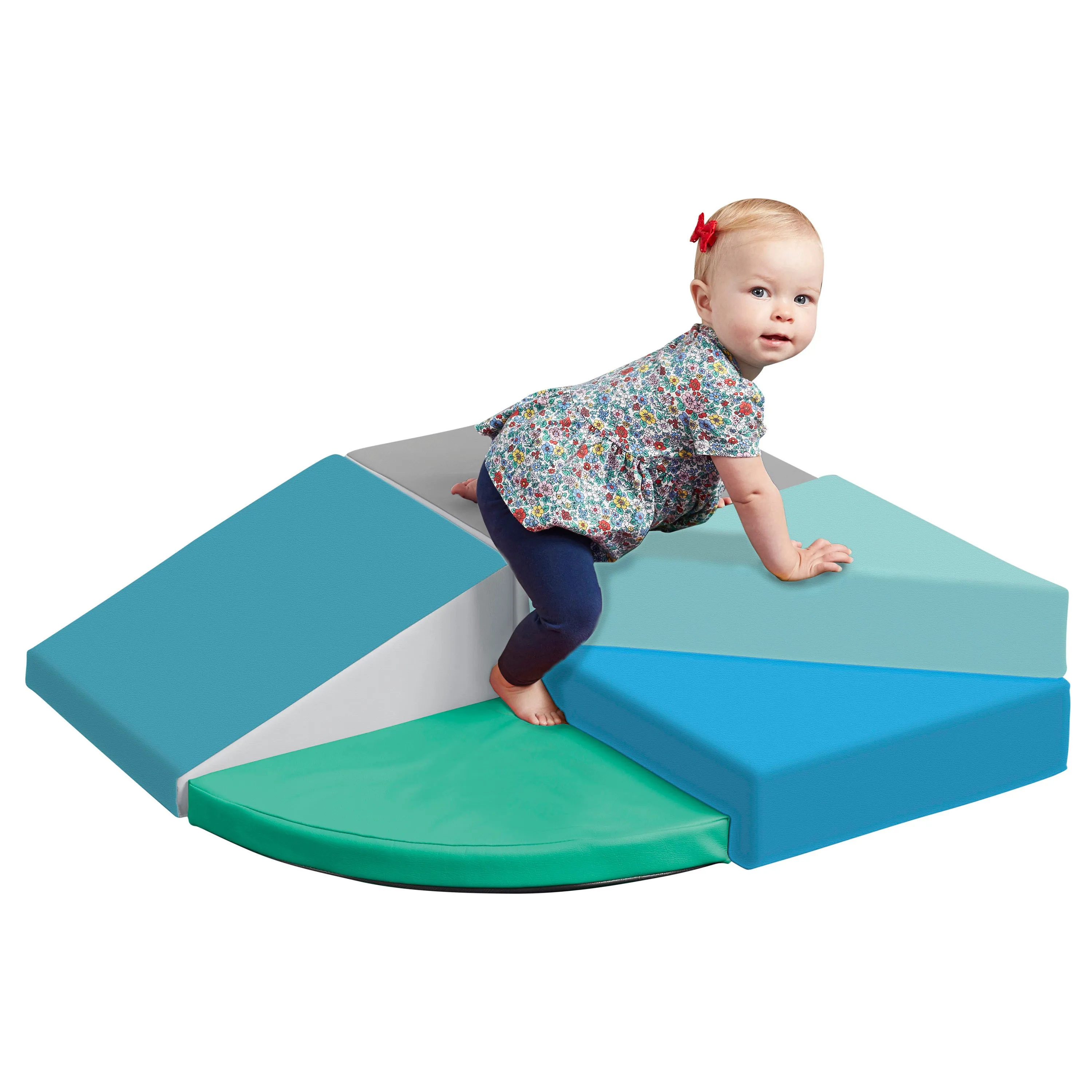 Junior Tiny Twisting Corner Climber, Beginner Playset, 5-Piece