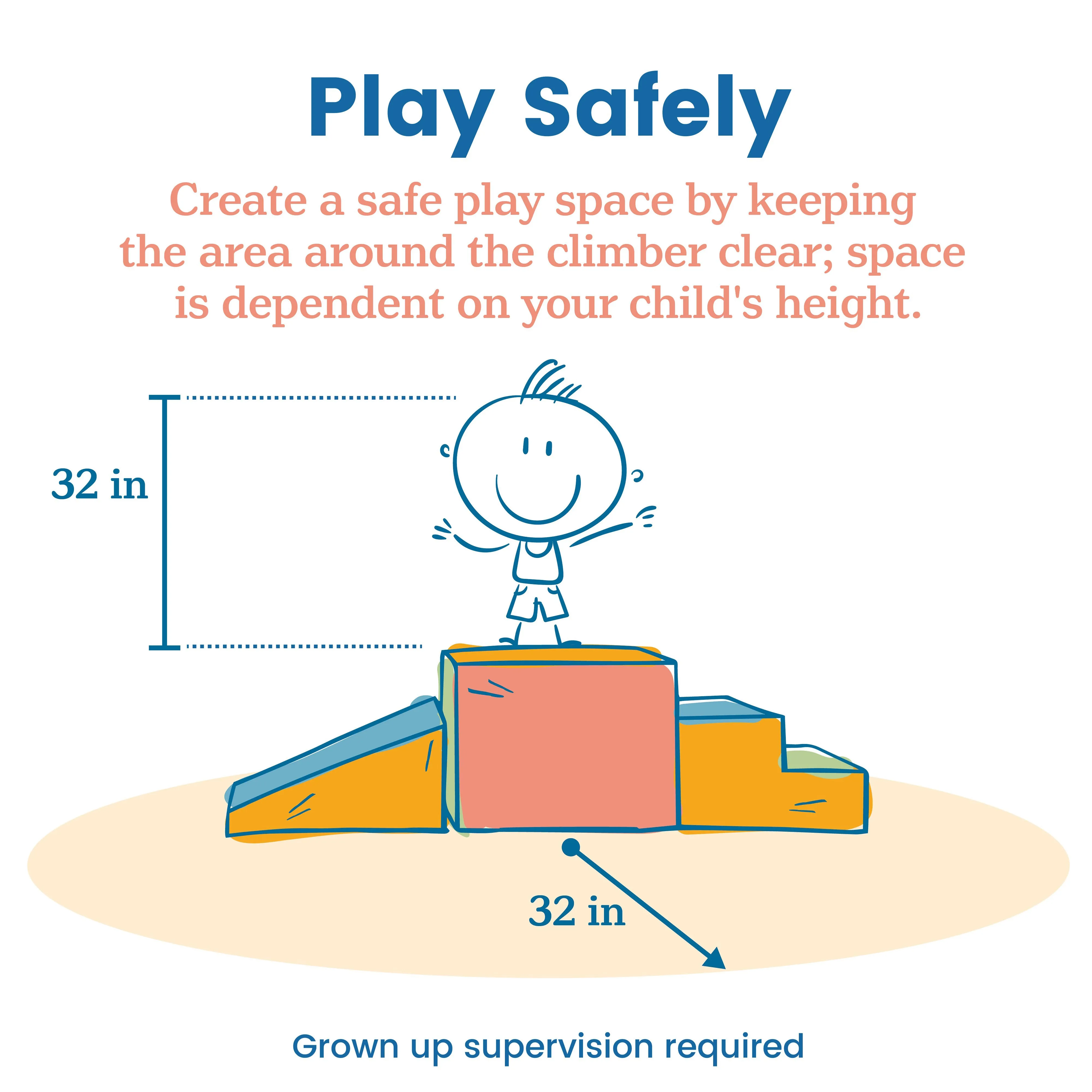 Junior Tiny Twisting Corner Climber, Beginner Playset, 5-Piece
