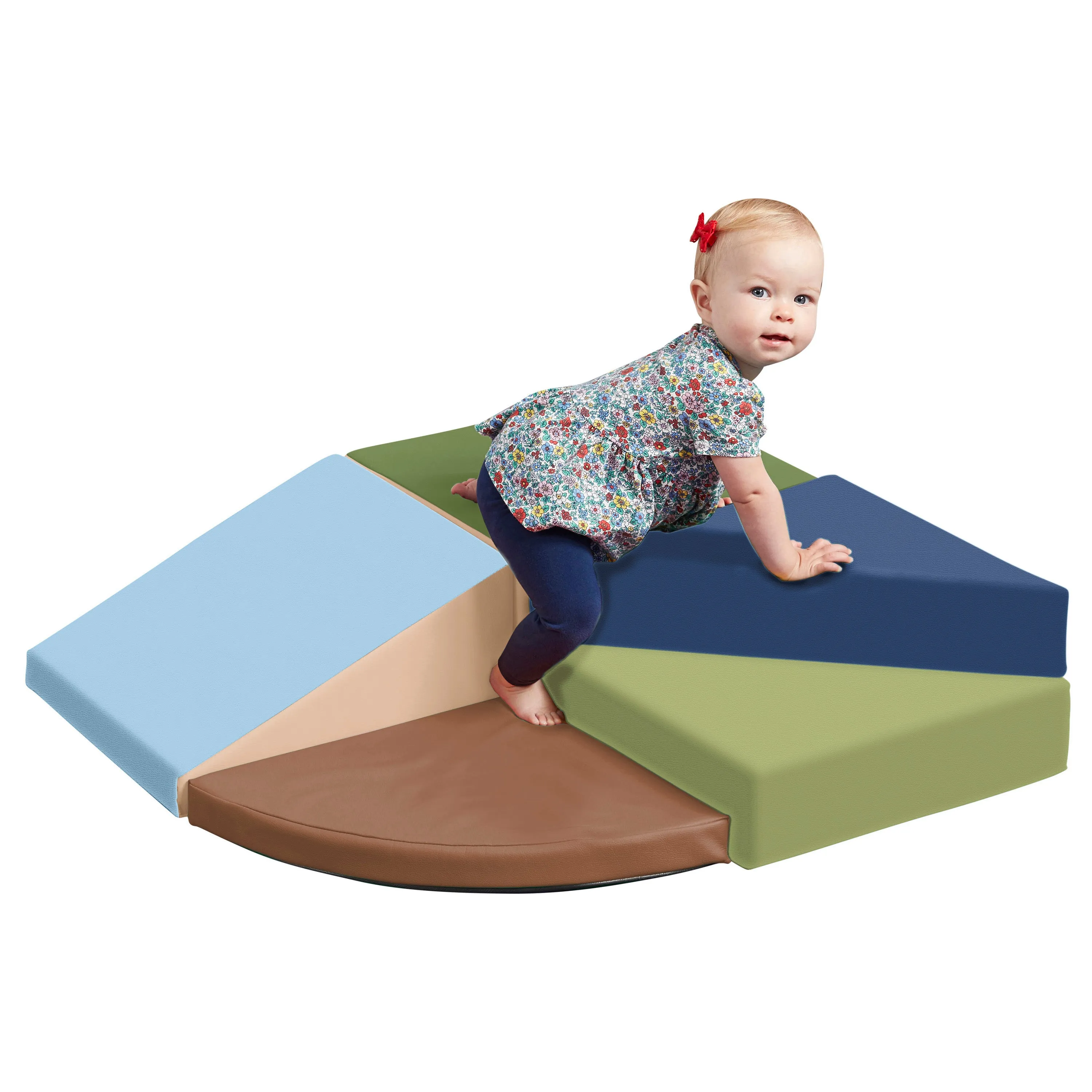Junior Tiny Twisting Corner Climber, Beginner Playset, 5-Piece