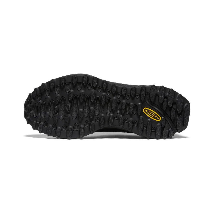 Men's Keen Zionic Waterproof Hiking Shoe Color: Black/ Steel Grey