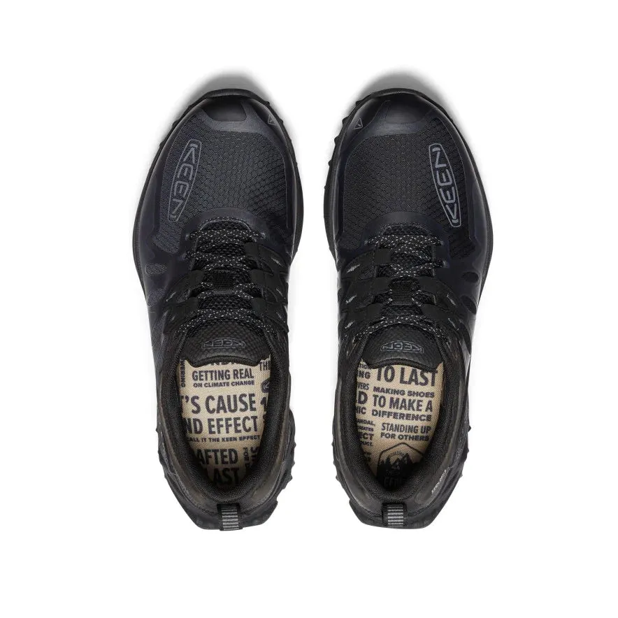 Men's Keen Zionic Waterproof Hiking Shoe Color: Black/ Steel Grey