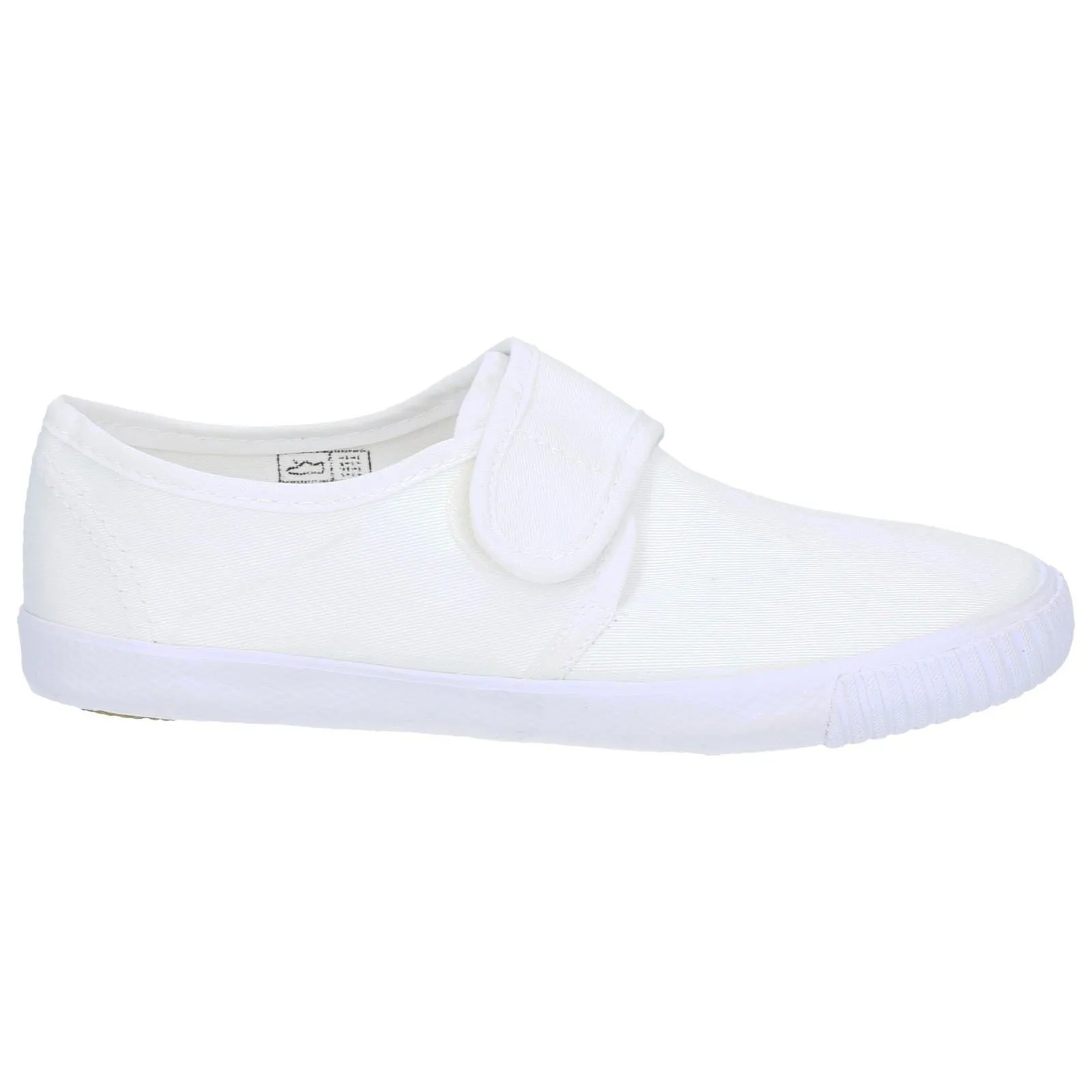 Mirak Boys Plimsolls - Vel Plimsoll/99248 in White, 4-9