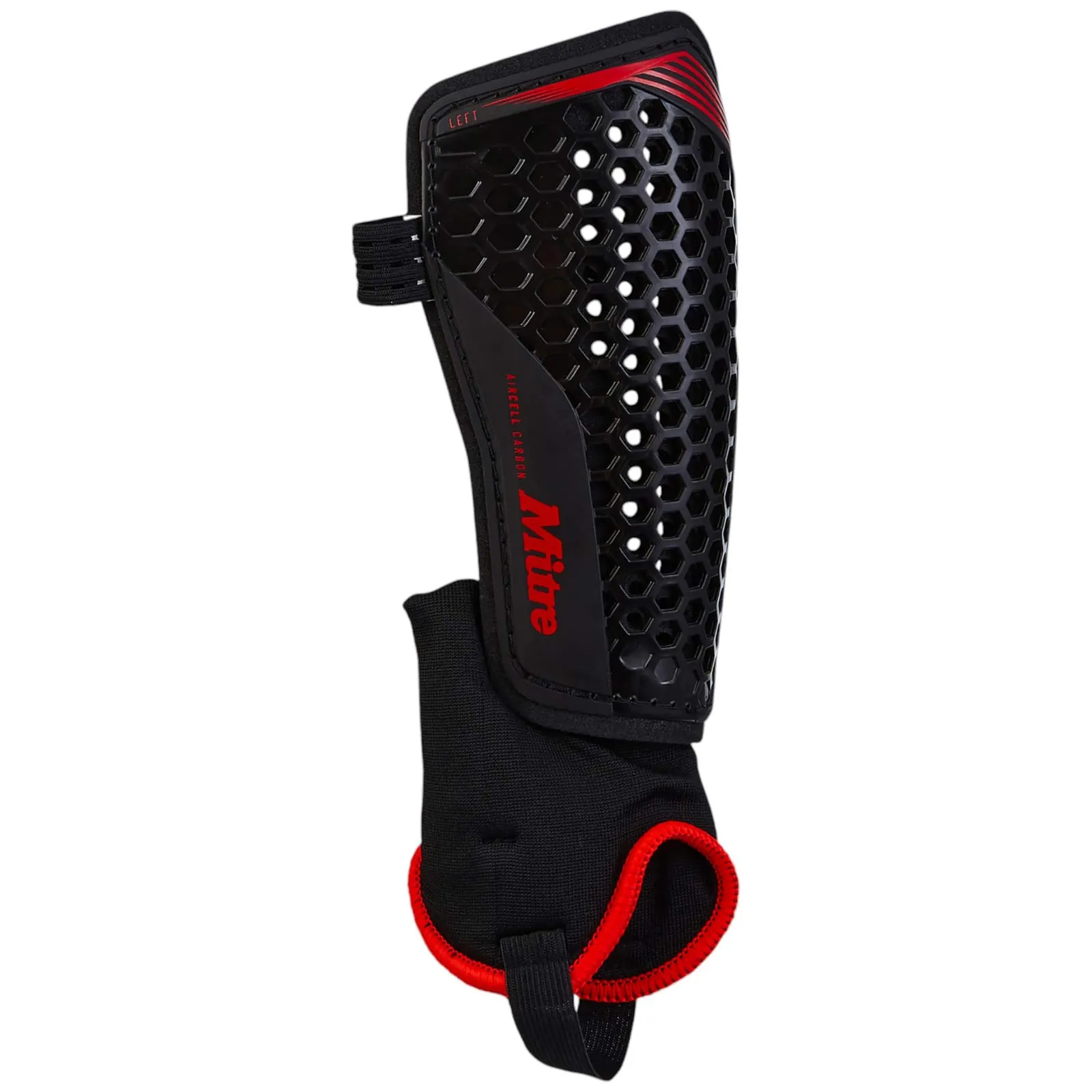 Mitre Aircell Carbon Adults Shin Guard Black