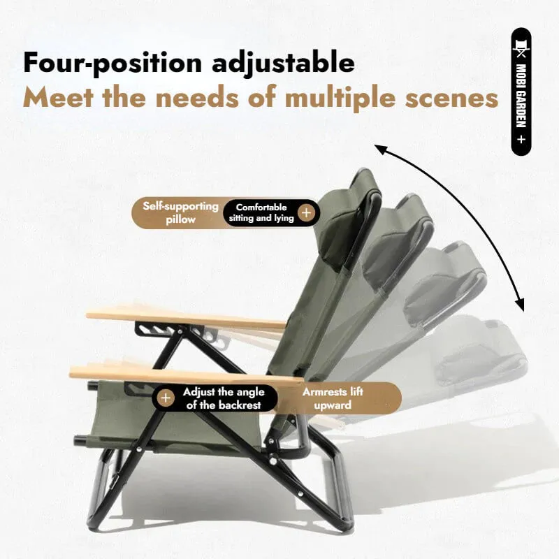 MOBI GARDEN Adjustable Low Recliner Chair