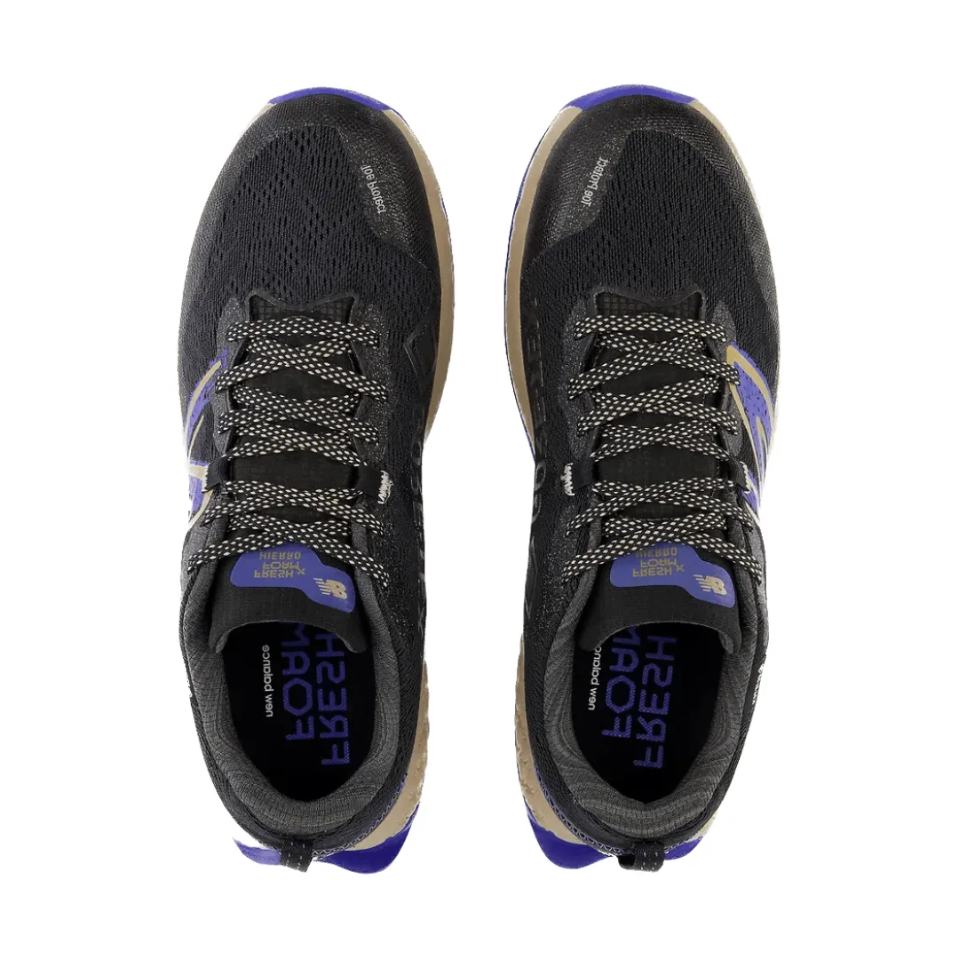 New Balance Women's Fresh Foam X Hierro v7 GTX Trail Running Shoes (Black /marine blue)