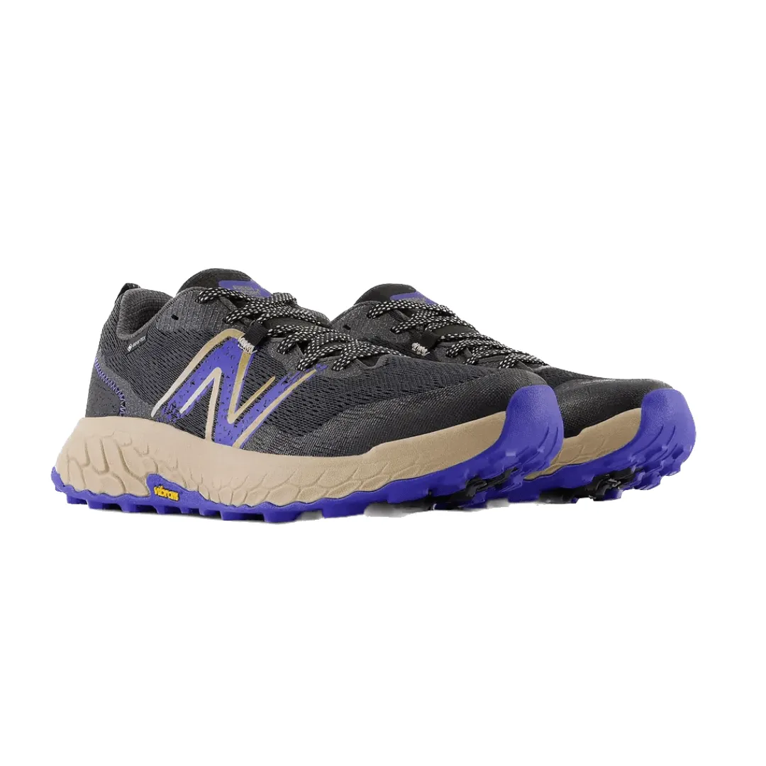 New Balance Women's Fresh Foam X Hierro v7 GTX Trail Running Shoes (Black /marine blue)