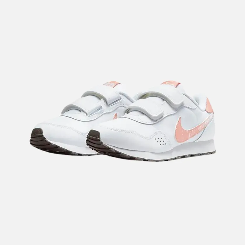 Nike MD Valiant SE Younger Kids' Shoes -  White/Cave Stone/Aura/Light