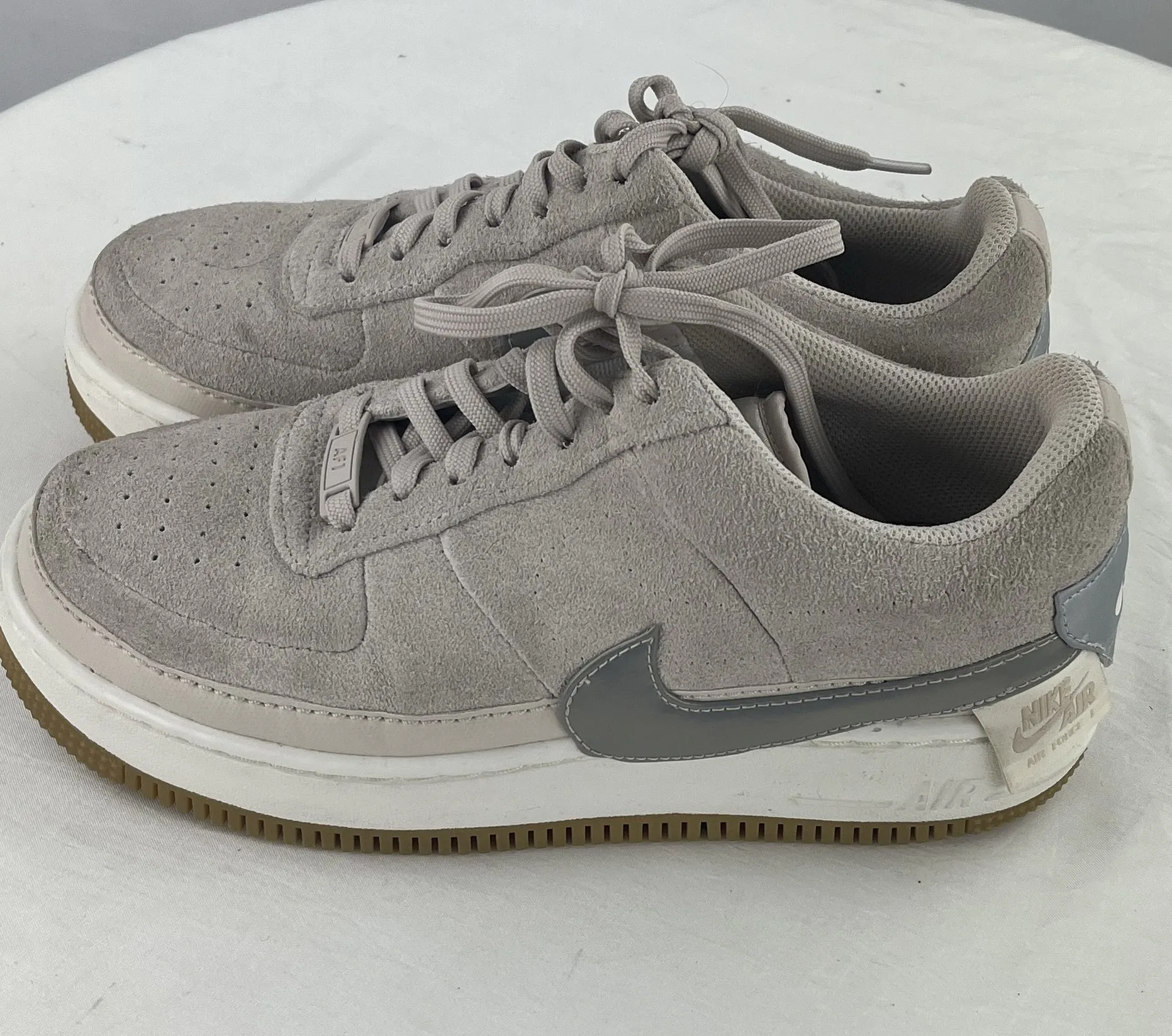 NIKE Women's Air Force1 Jester Gray Athletic Shoes Sneakers Size 9