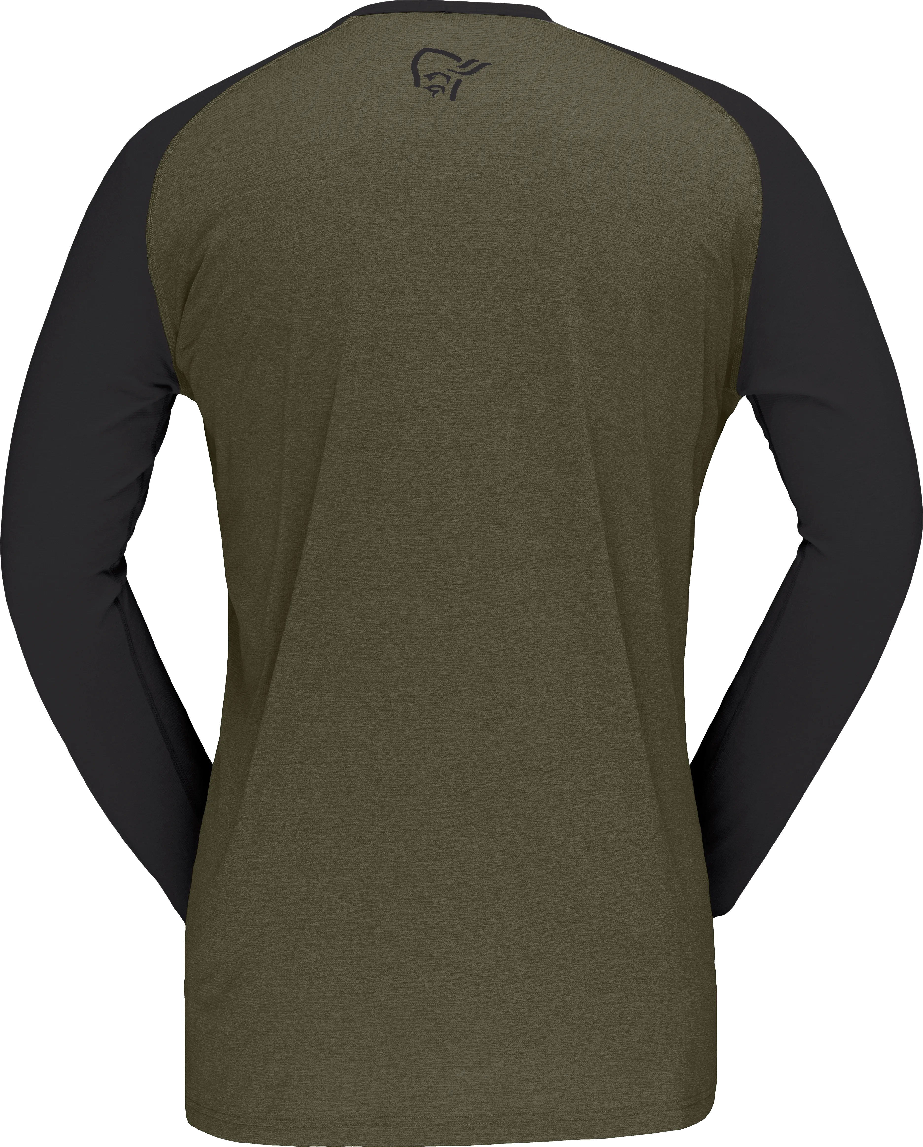 Norrøna Men&#x27;s Fjørå Equaliser Lightweight Long Sleeve Olive Night | Buy Norrøna Men&#x27;s Fjørå Equaliser Lightweight Long Sleeve Olive Night here | Outnorth