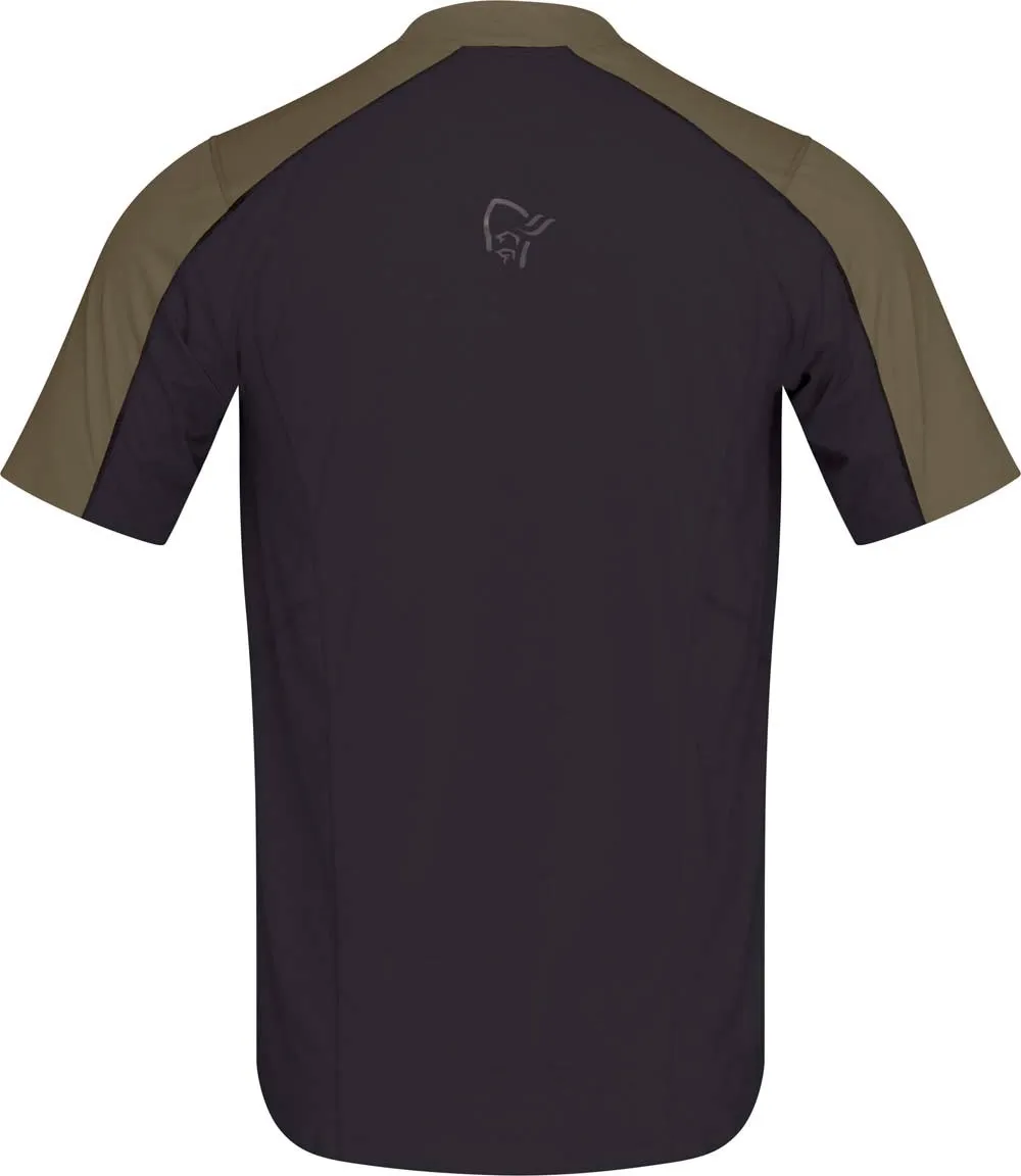 Norrøna Men&#x27;s Senja Equaliser Lightweight T-Shirt  Olive Night | Buy Norrøna Men&#x27;s Senja Equaliser Lightweight T-Shirt  Olive Night here | Outnorth