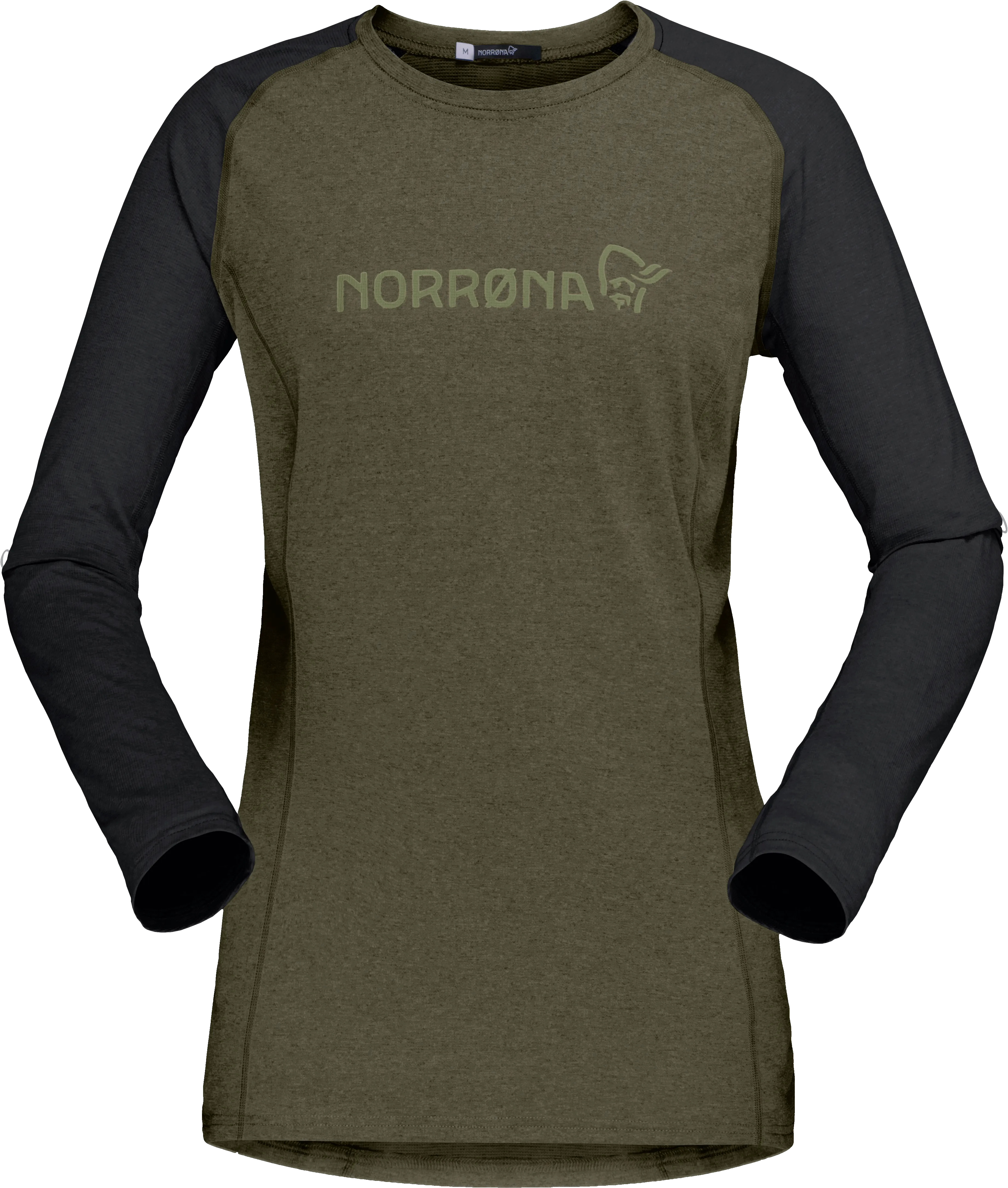 Norrøna Women&#x27;s Fjørå Equaliser Lightweight Long Sleeve Olive Night | Buy Norrøna Women&#x27;s Fjørå Equaliser Lightweight Long Sleeve Olive Night here | Outnorth