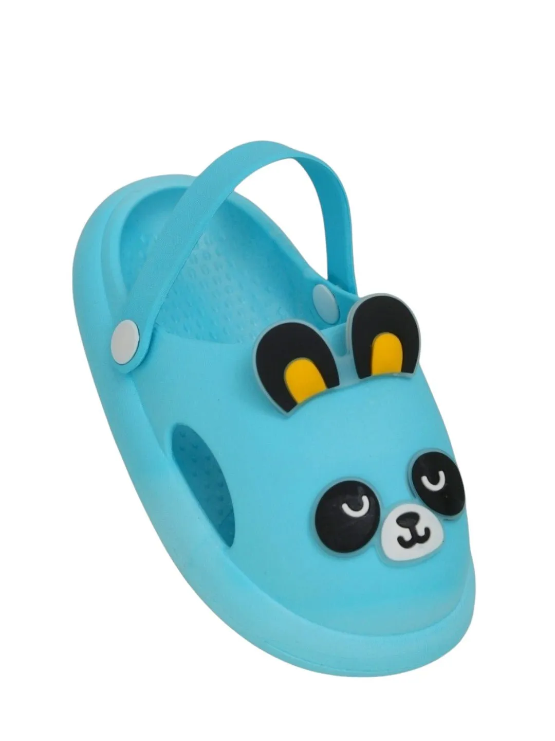 Ocean Breeze Panda Pals Kids' Clogs - Cool Blue Comfort for Little Explorers