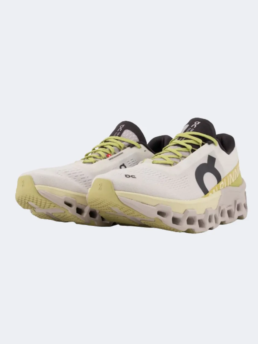 On Cloudmonster 2 Women Running Shoes Undyed/Zest
