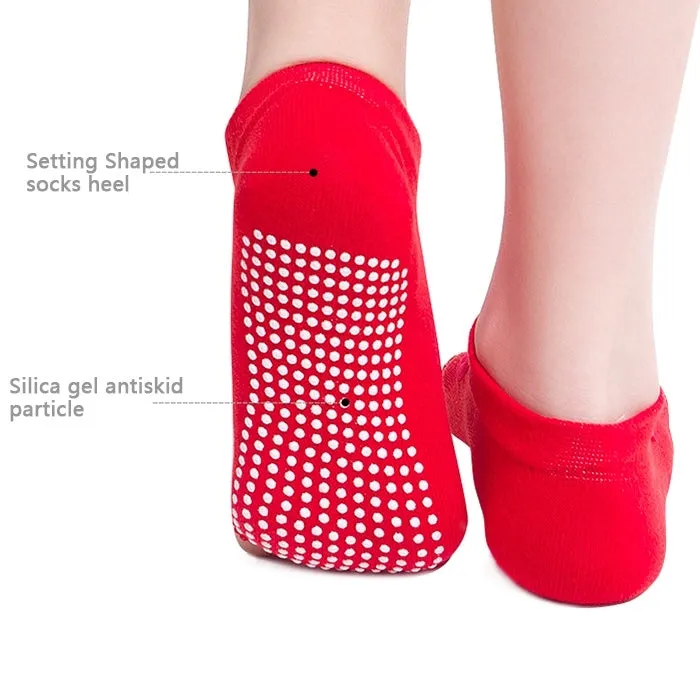 One Pair Open Toe Open Instep Anti-slip Sports Female Yoga Socks, Size: 34 - 39 (EUR)(Dark Gray)