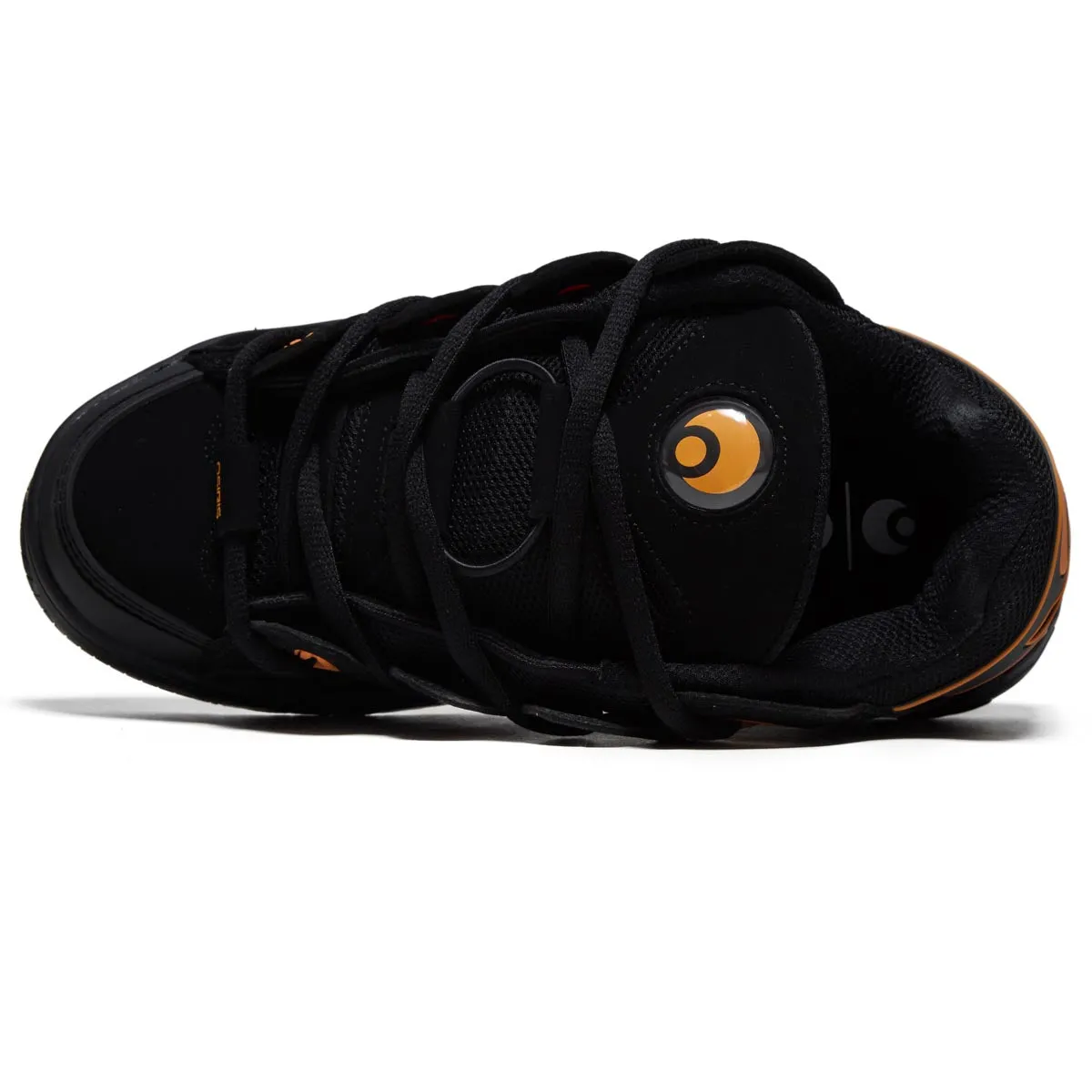 Osiris D3 OG Shoes - Black/Black/Orange
