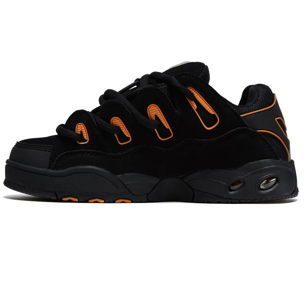 Osiris D3 OG Shoes - Black/Black/Orange