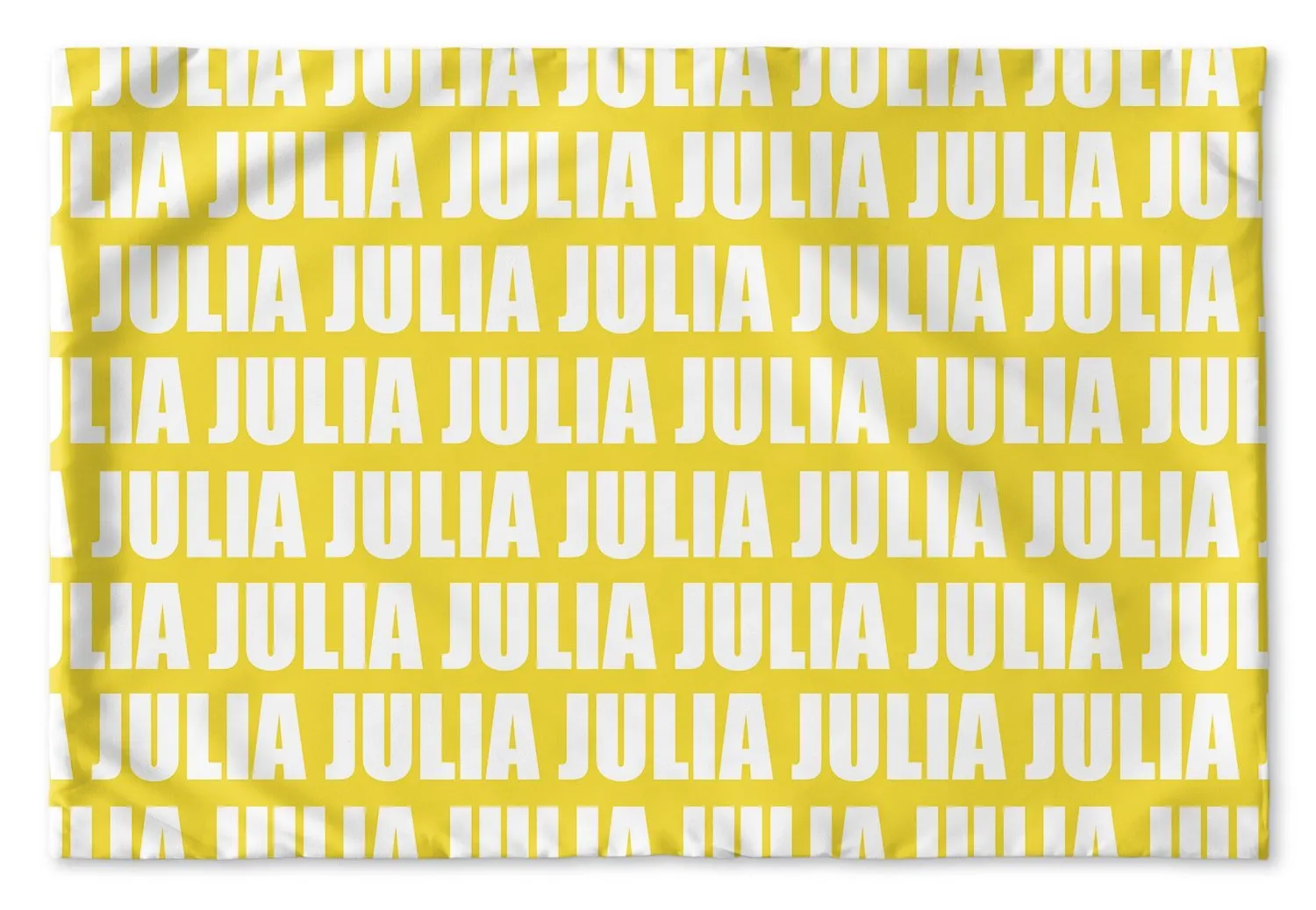 PERSONALIZED NAME PILLOW SHAM - BOLD (MULTIPLE COLOR OPTIONS)