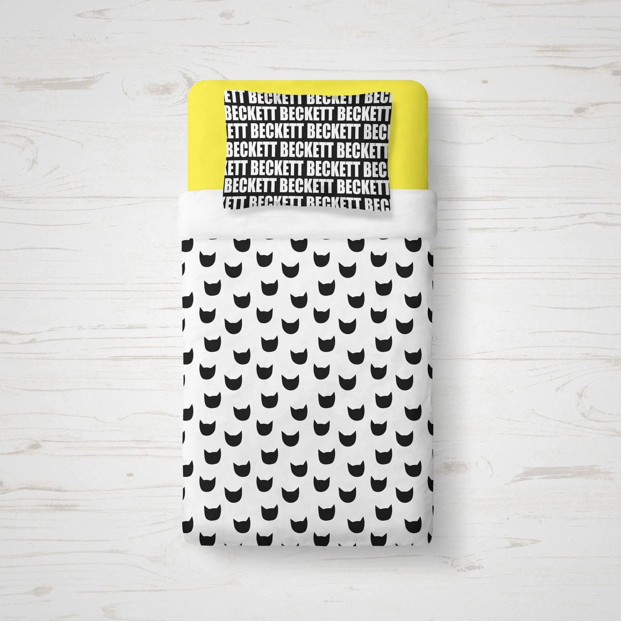 PERSONALIZED NAME PILLOW SHAM - BOLD (MULTIPLE COLOR OPTIONS)