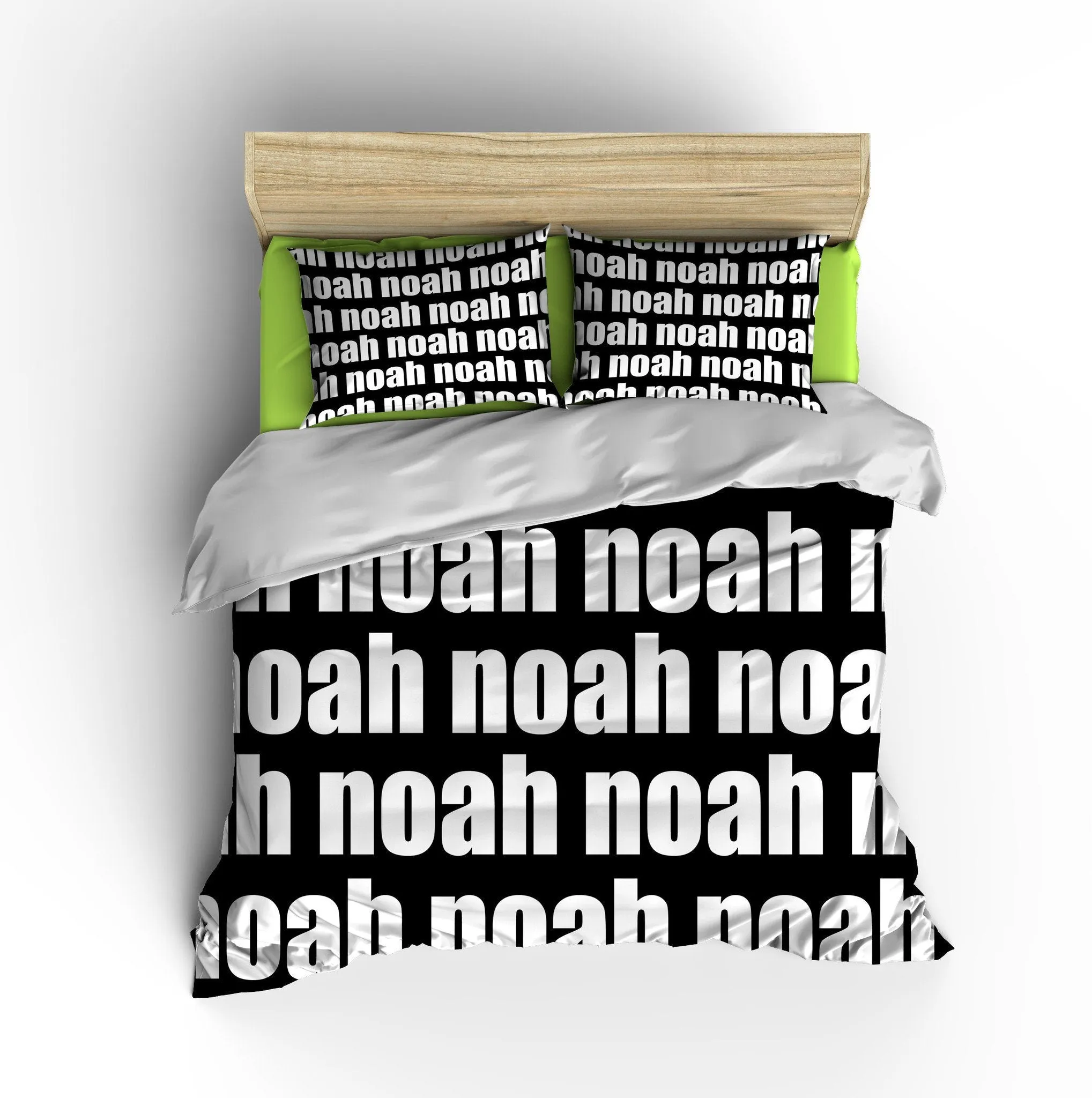 PERSONALIZED NAME PILLOW SHAM - BOLD (MULTIPLE COLOR OPTIONS)