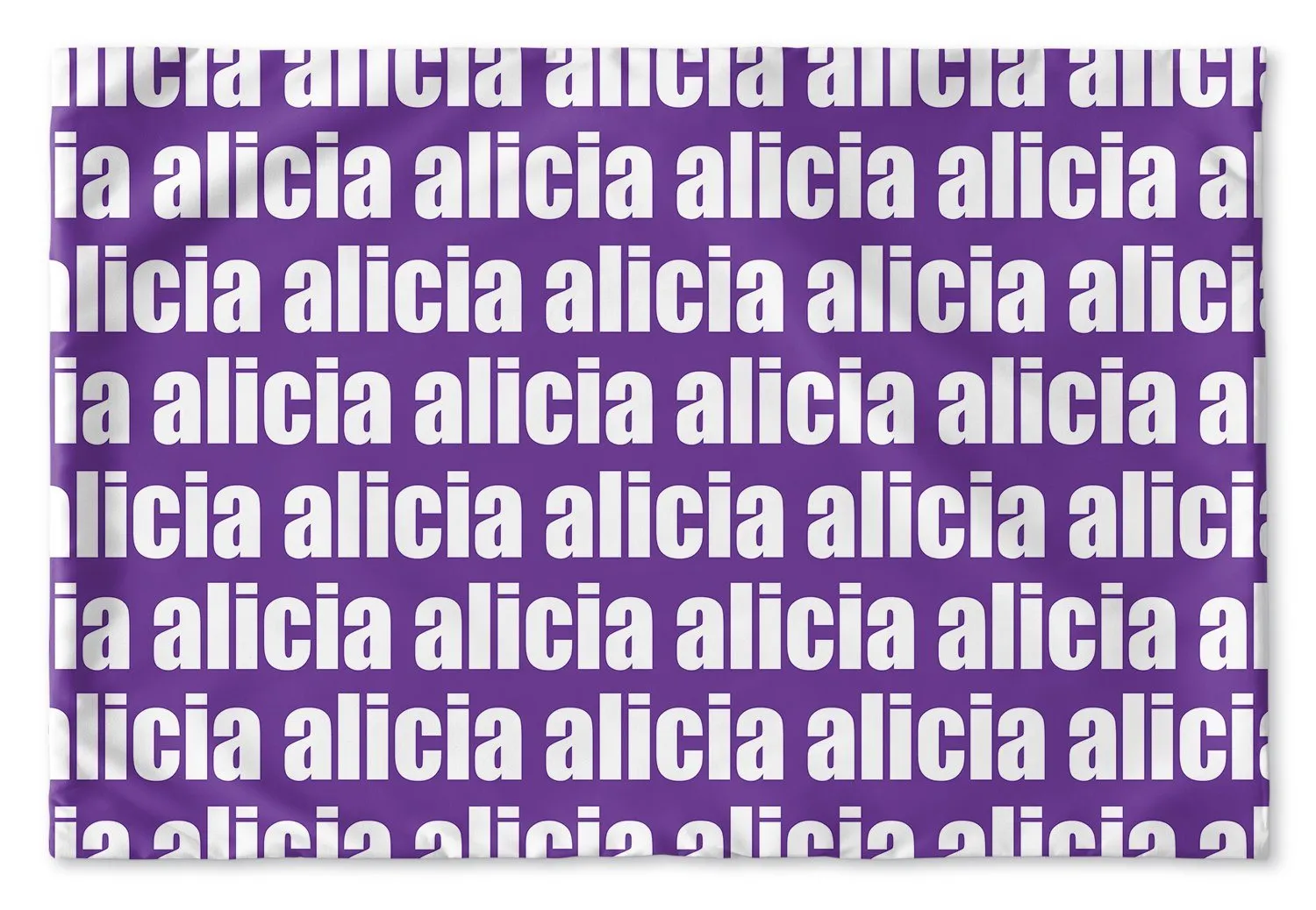 PERSONALIZED NAME PILLOW SHAM - BOLD (MULTIPLE COLOR OPTIONS)