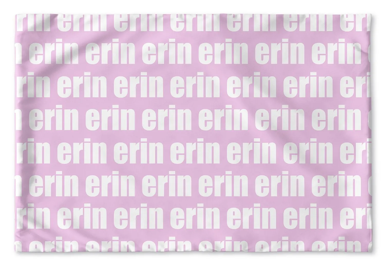 PERSONALIZED NAME PILLOW SHAM - BOLD (MULTIPLE COLOR OPTIONS)
