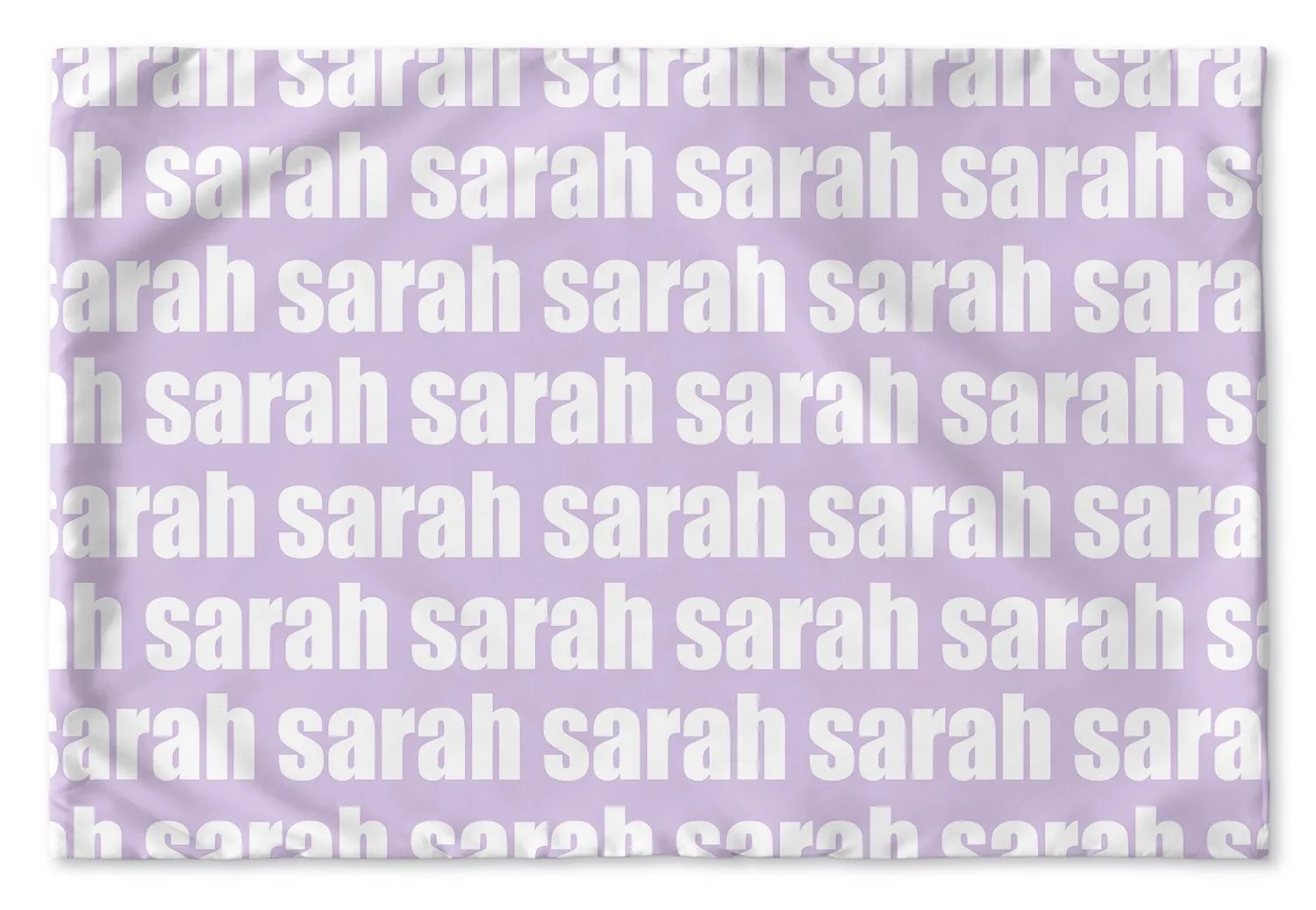 PERSONALIZED NAME PILLOW SHAM - BOLD (MULTIPLE COLOR OPTIONS)