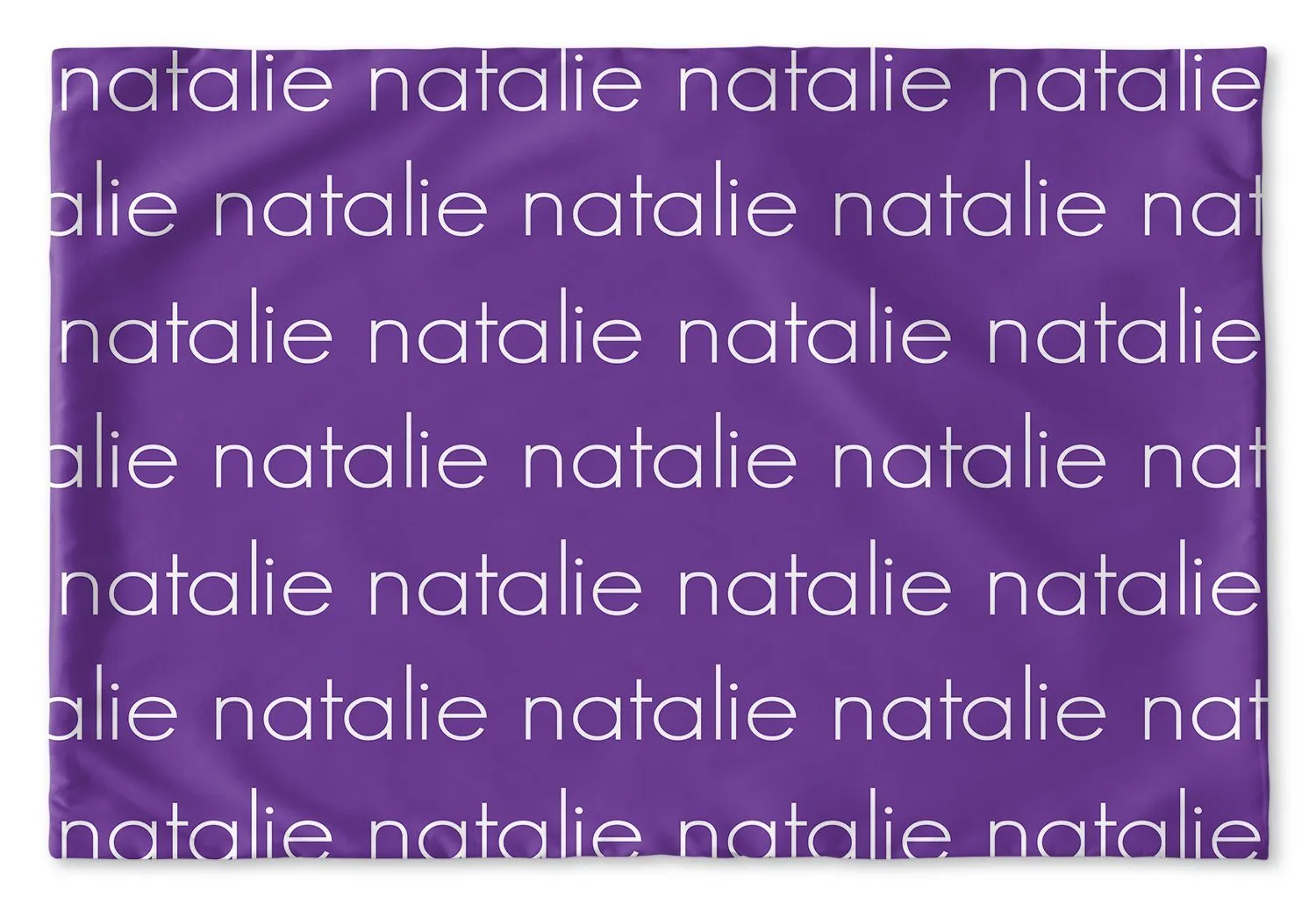 PERSONALIZED NAME PILLOW SHAM - LIGHT (MULTIPLE COLOR OPTIONS)