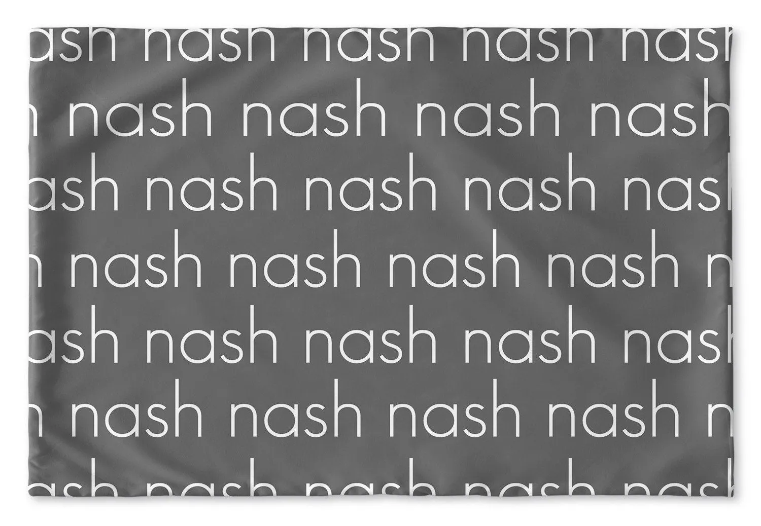 PERSONALIZED NAME PILLOW SHAM - LIGHT (MULTIPLE COLOR OPTIONS)