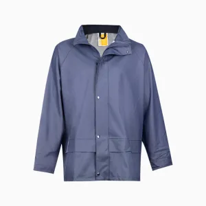 PIONEER SAFETY Rain Suit PU Premium Storm Guard Navy