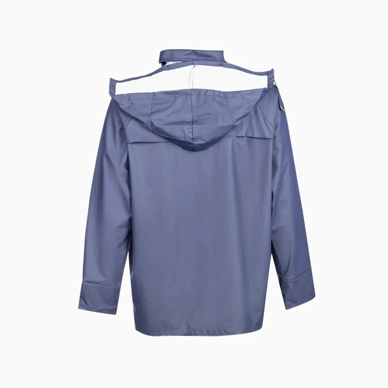 PIONEER SAFETY Rain Suit PU Premium Storm Guard Navy