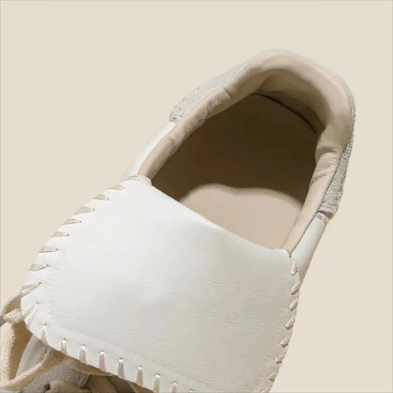 Pre Order:  Retro Lace Up Flat Bottom Sneakers