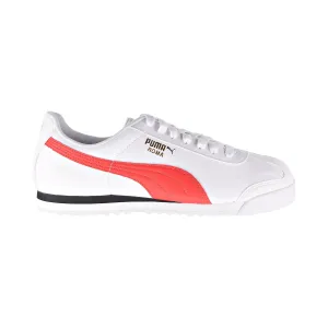 Puma Roma Basic  Men's Shoes Puma White-High Risk Red