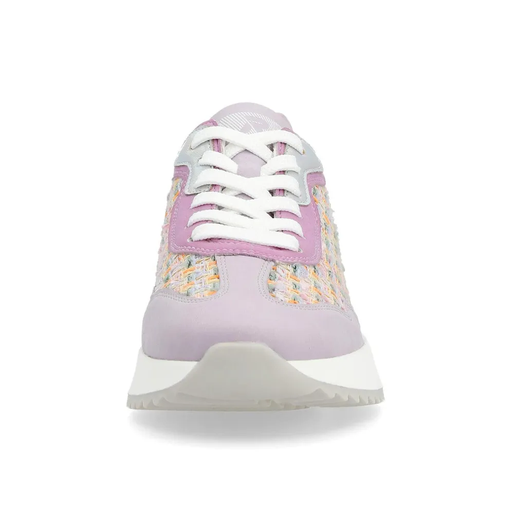 Rieker W1300 Dhara Pastel Multi Leather Sneaker (Women's)