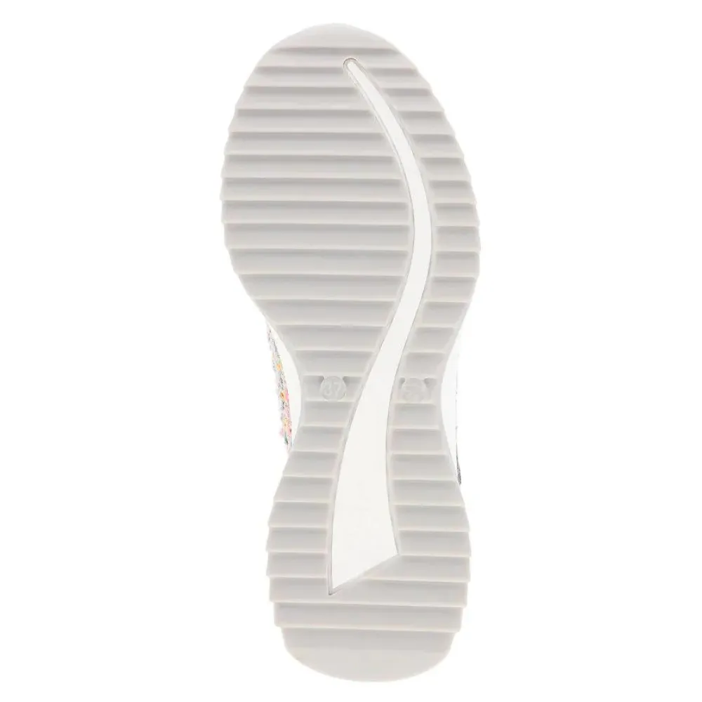 Rieker W1300 Dhara Pastel Multi Leather Sneaker (Women's)