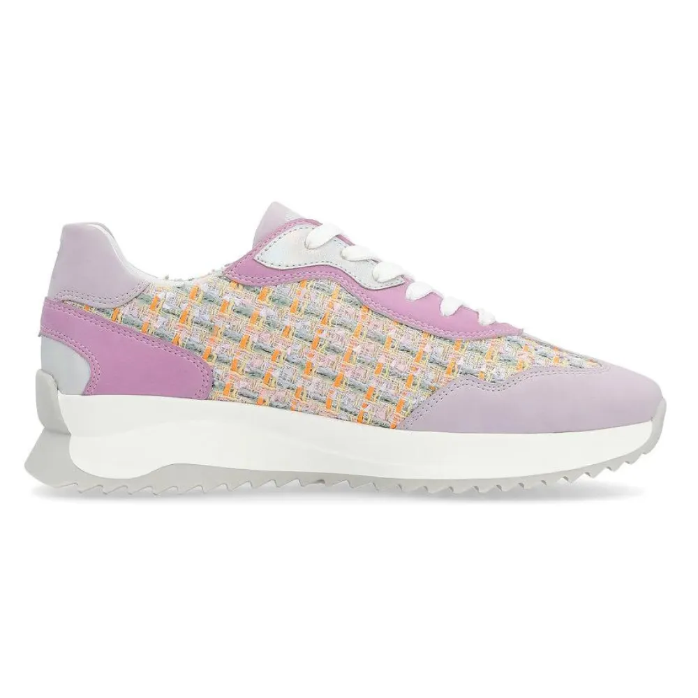 Rieker W1300 Dhara Pastel Multi Leather Sneaker (Women's)